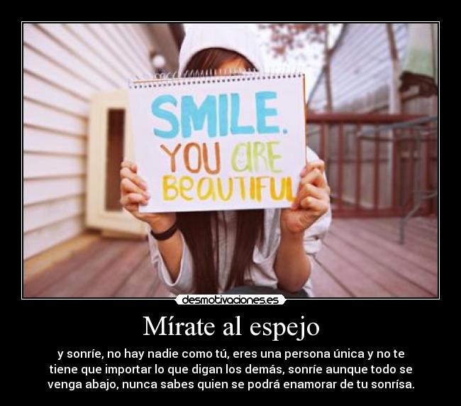 Mírate al espejo -