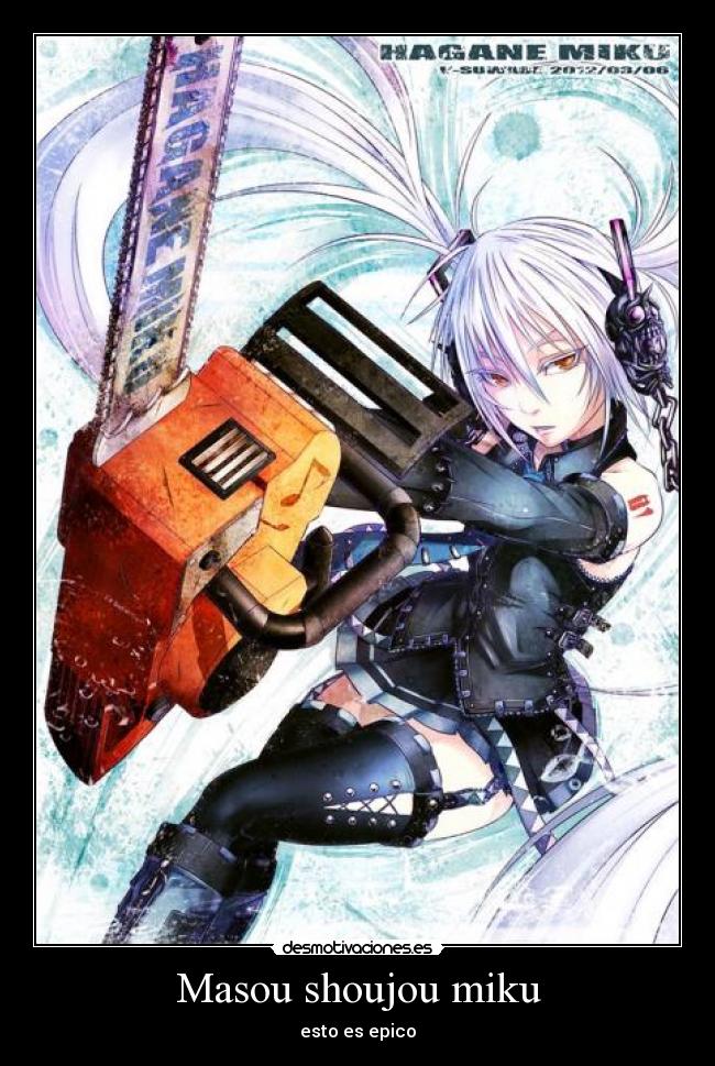 Masou shoujou miku - esto es epico