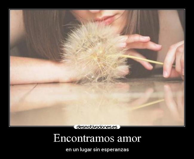 Encontramos amor - en un lugar sin esperanzas