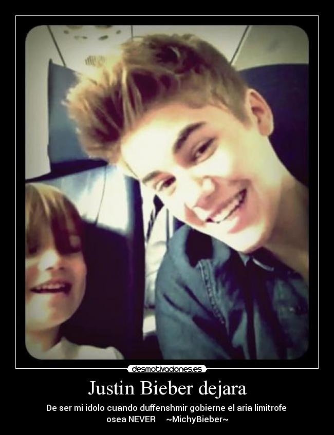 Justin Bieber dejara -