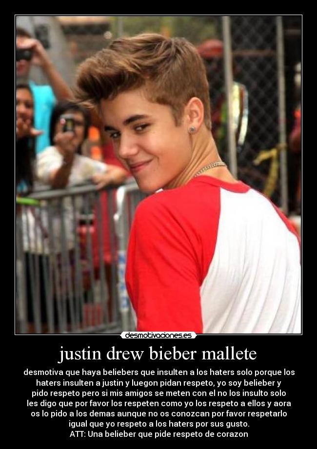 justin drew bieber mallete - 