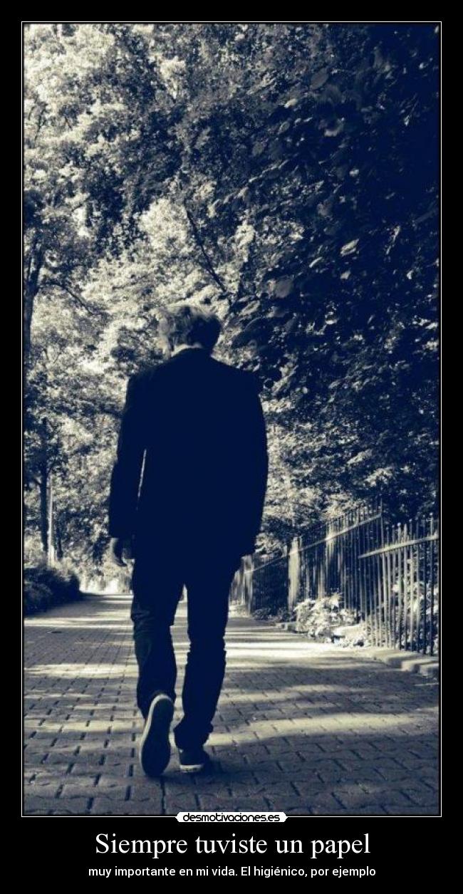 Siempre tuviste un papel -