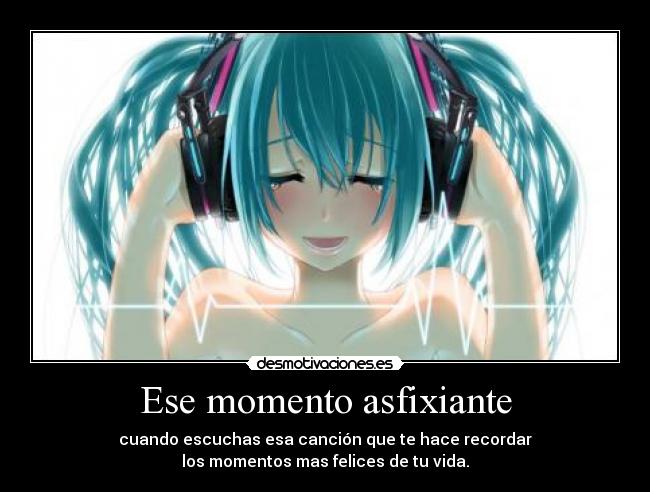 Ese momento asfixiante -
