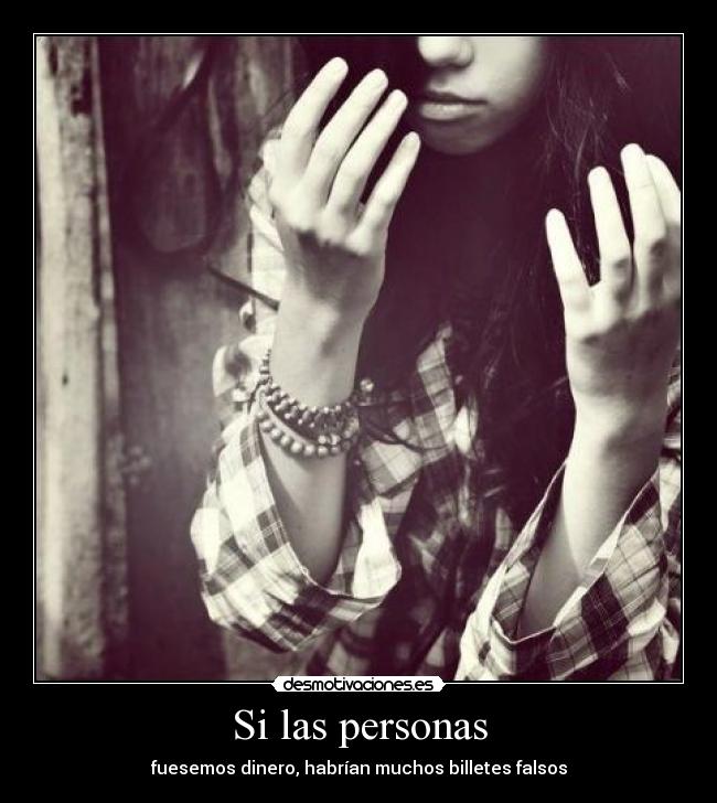 Si las personas - 