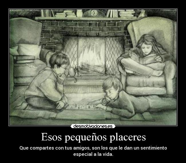 Esos pequeños placeres -