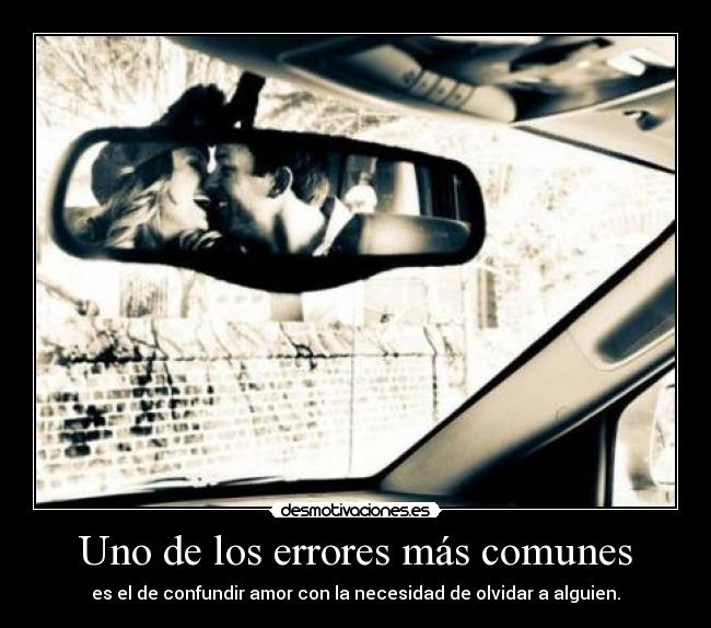 Uno de los errores más comunes - 