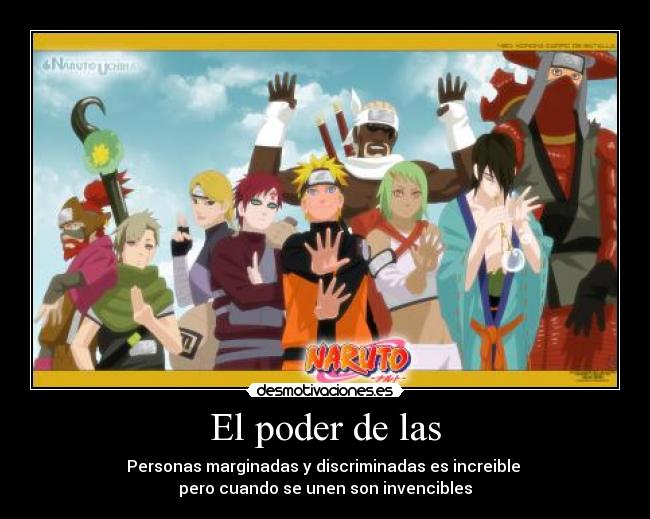 carteles anime naruto amor desmotivaciones