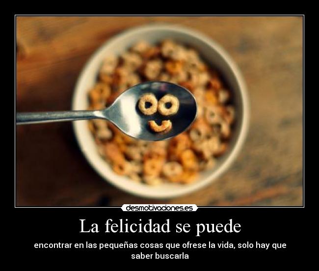 La felicidad se puede -