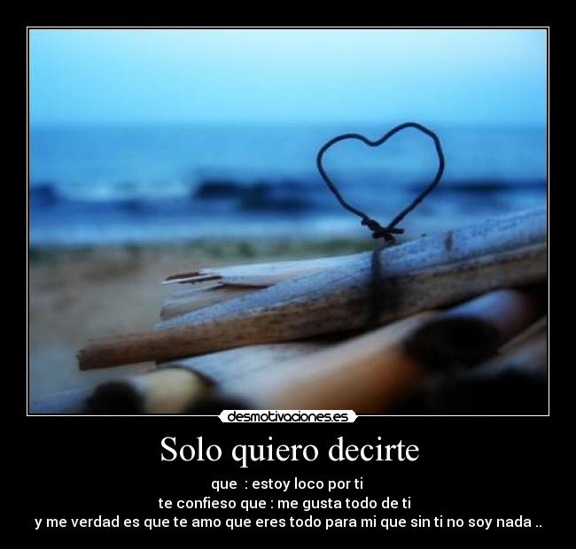 Solo quiero decirte -