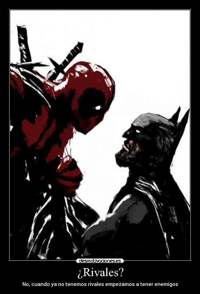 carteles madre los crossovers deadpool batman desmotivaciones