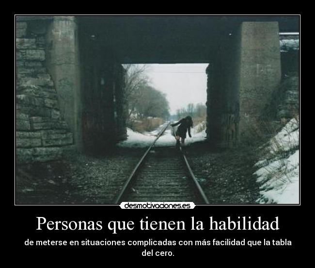 Personas que tienen la habilidad - 