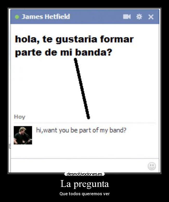 carteles rock metallica james hetfield banda parte desmotivaciones