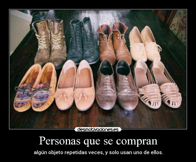 Personas que se compran - 