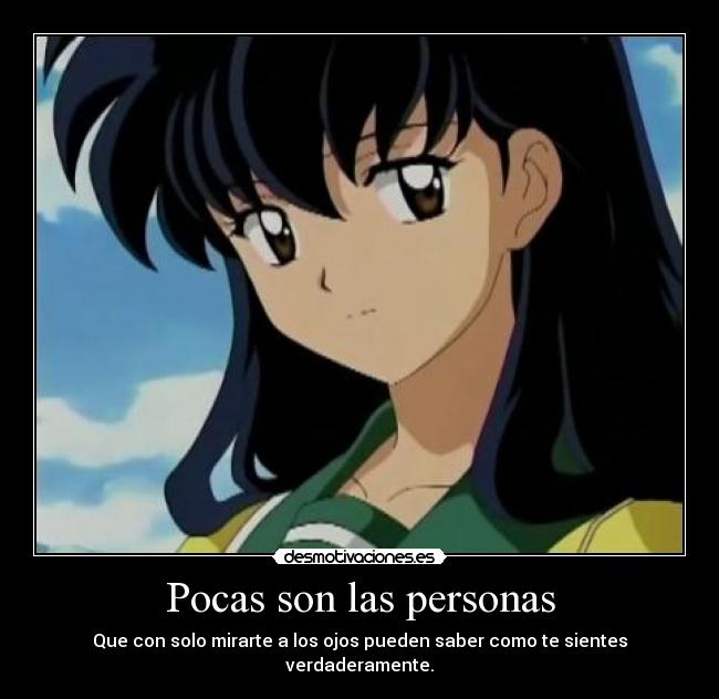 Pocas son las personas - 