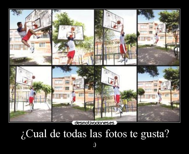 ¿Cual de todas las fotos te gusta? - 