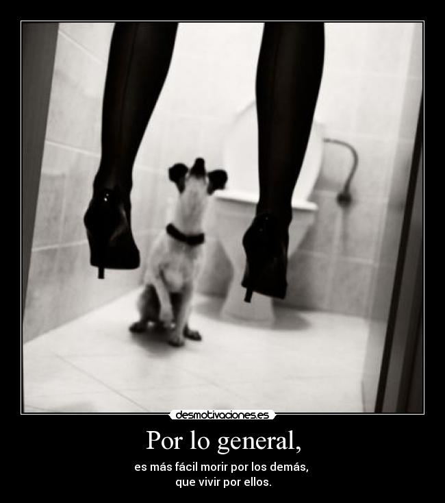Por lo general, - 