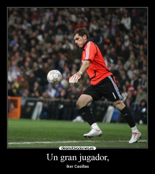 Un gran jugador, - 