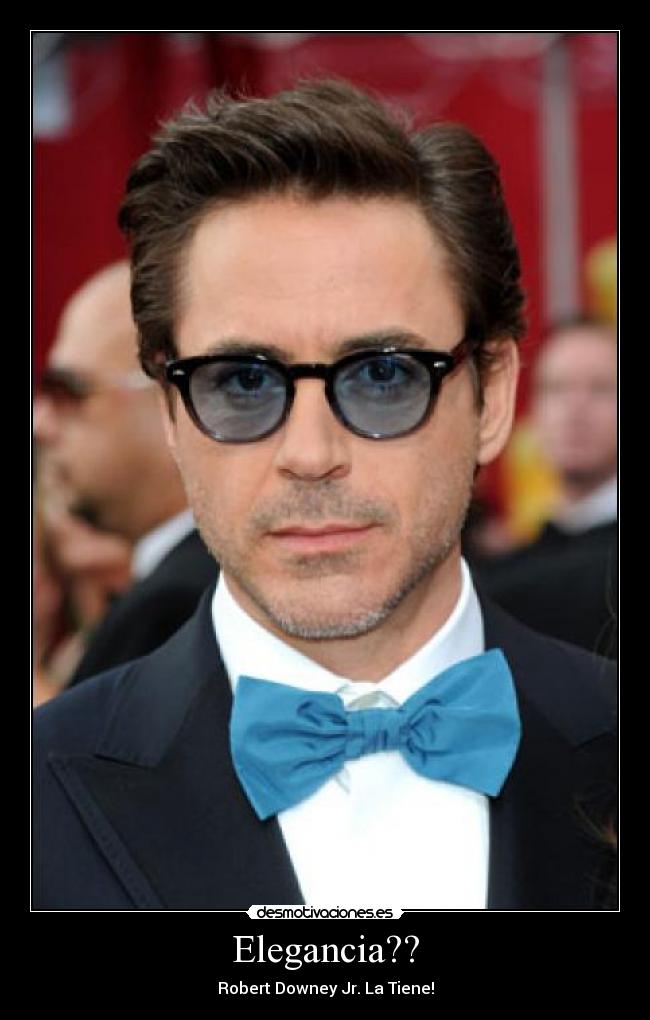 Elegancia?? - Robert Downey Jr. La Tiene!