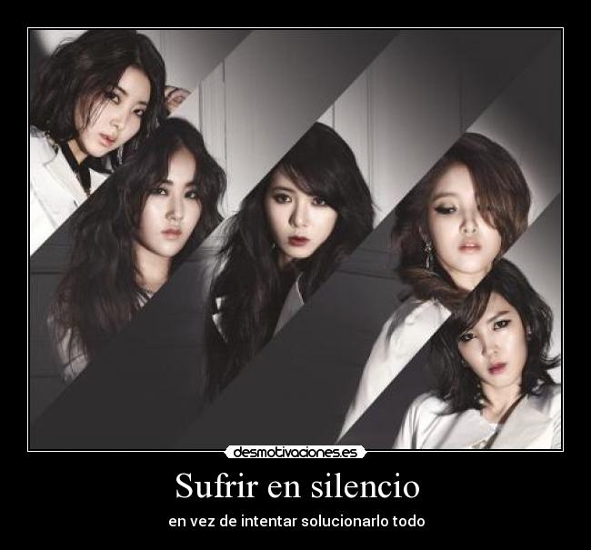 Sufrir en silencio - en vez de intentar solucionarlo todo