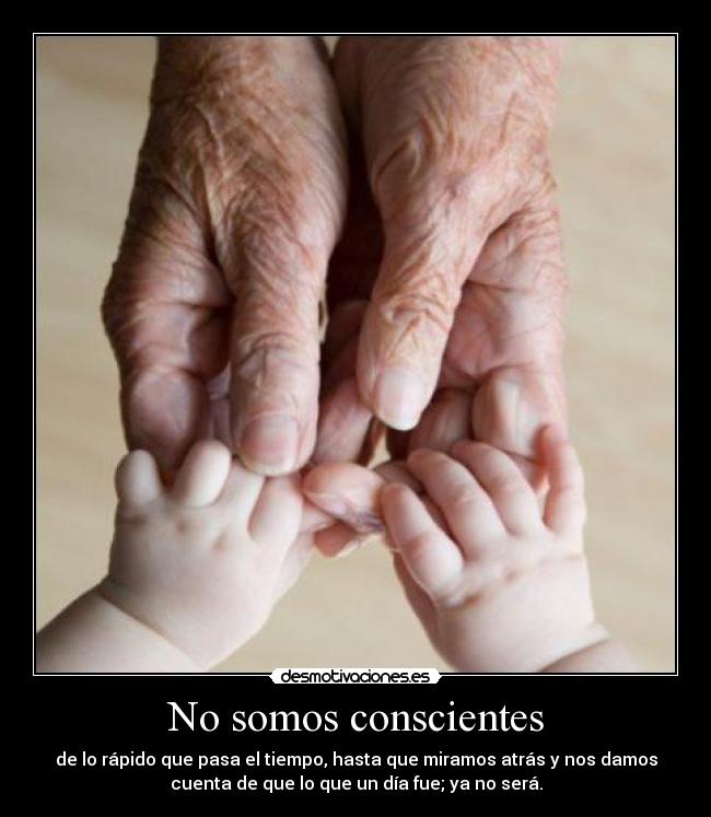 No somos conscientes - 