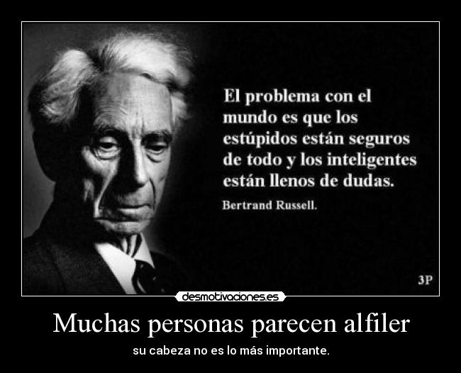 Muchas personas parecen alfiler - su cabeza no es lo más importante.