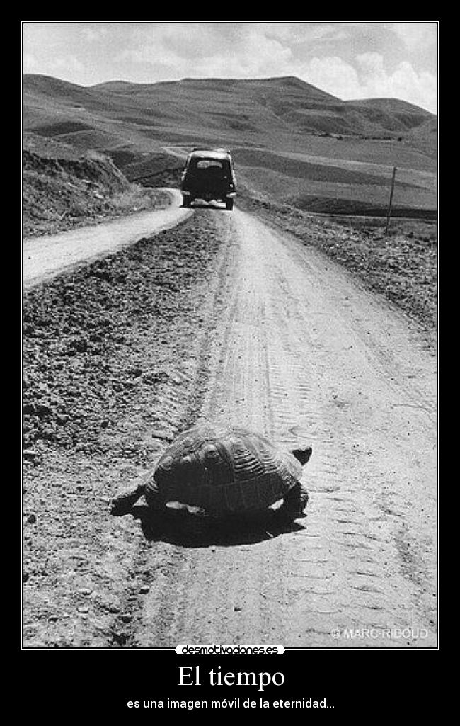 El tiempo - es una imagen móvil de la eternidad...