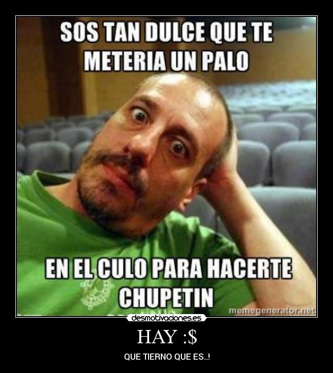 HAY :$ - QUE TIERNO QUE ES..!