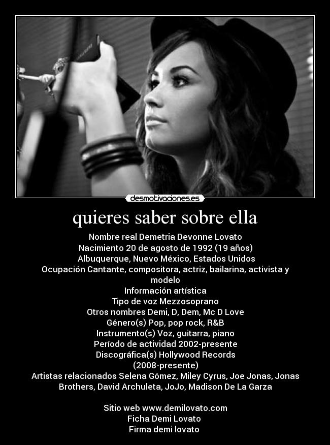 carteles demi lovato desmotivaciones