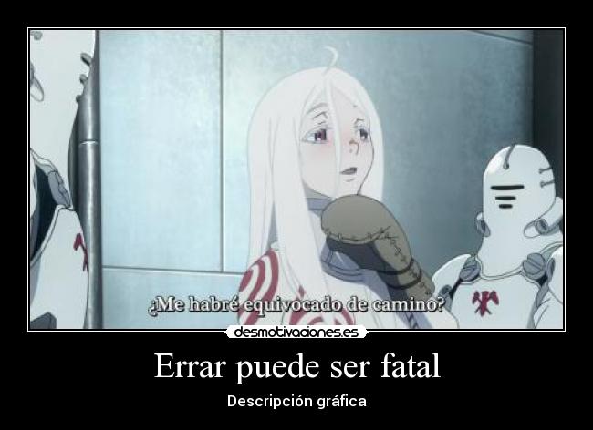 Errar puede ser fatal -