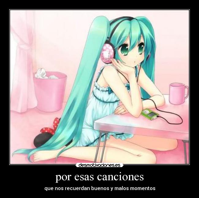 por esas canciones - 