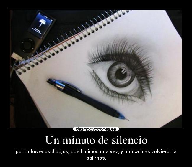 Un minuto de silencio -