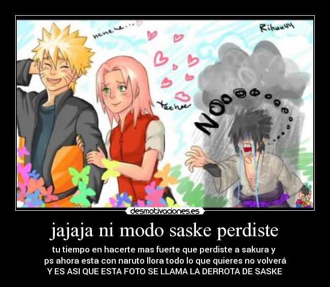 carteles derrota saske desmotivaciones
