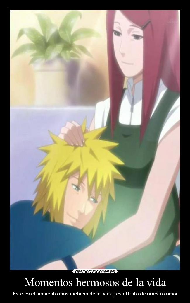Momentos hermosos de la vida - Este es el momento mas dichoso de mi vida;  es el fruto de nuestro amor