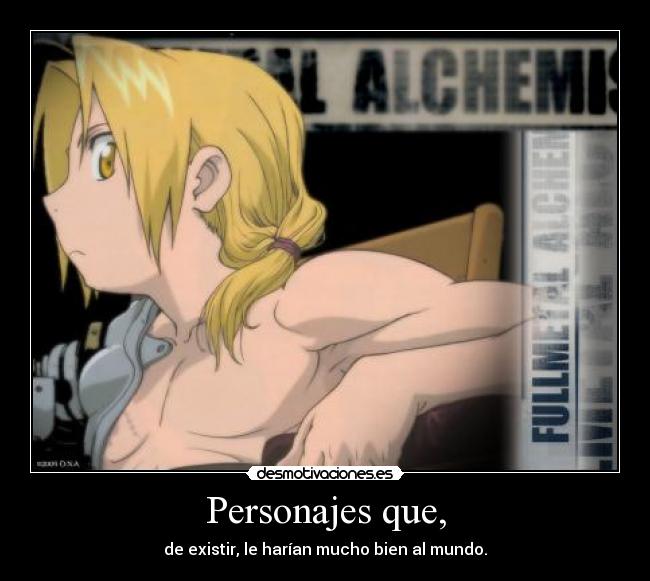 Personajes que, - 