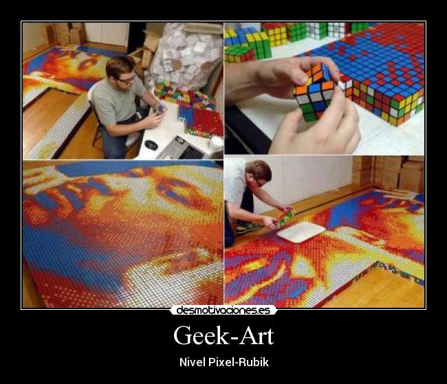Geek-Art - Nivel Pixel-Rubik