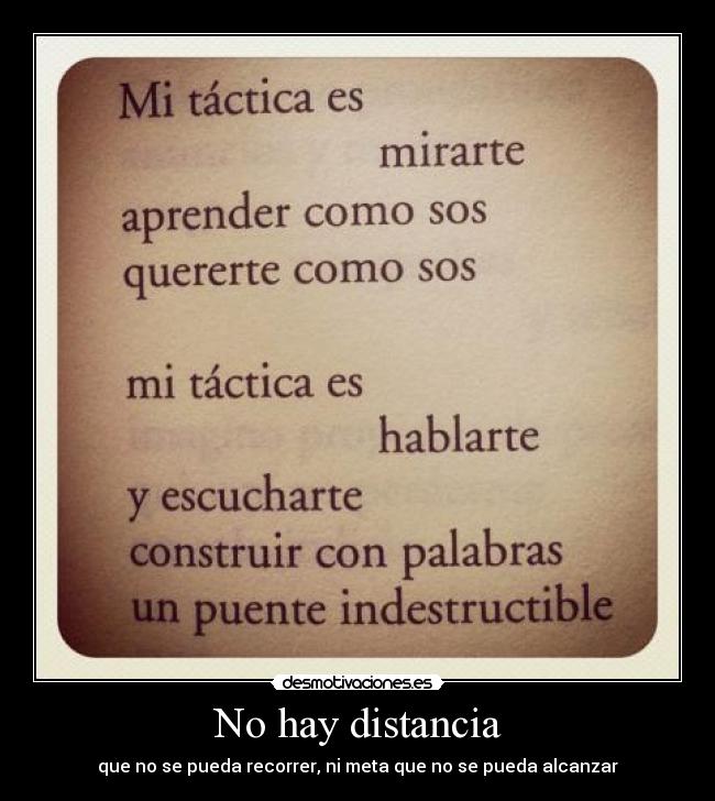 No hay distancia - 