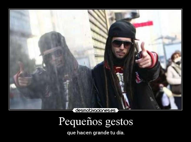Pequeños gestos -