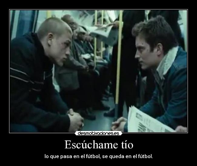 carteles futbol pelicula green street hooligans desmotivaciones