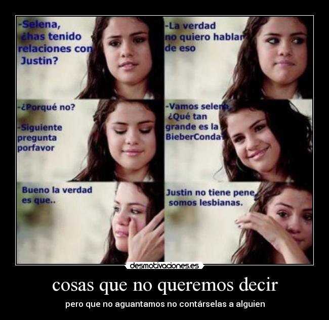 cosas que no queremos decir -