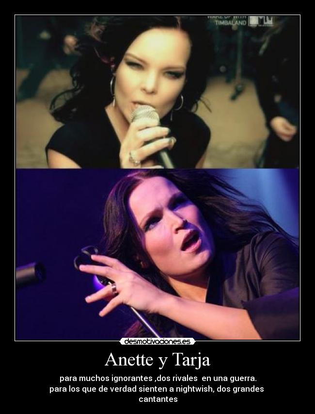 Anette y Tarja - 