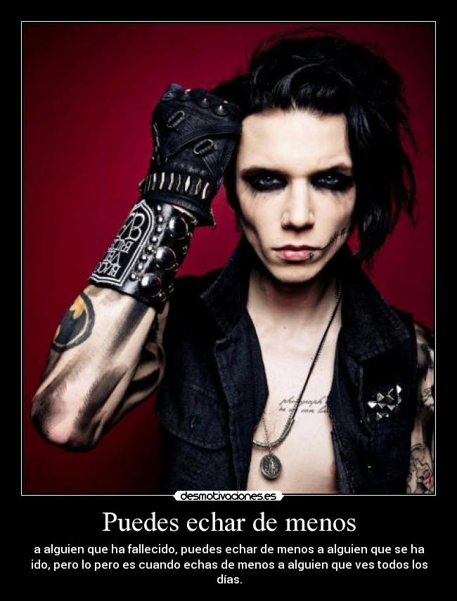 Puedes echar de menos -