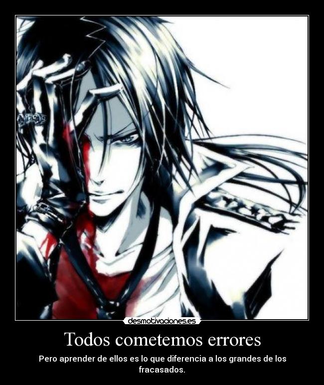 carteles theab3 says hay quien gusta cometer mismo error toda vida harukaze anime katekyo hitman desmotivaciones