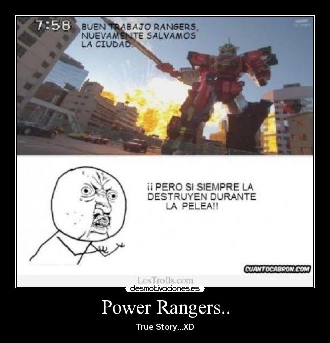 Power Rangers.. - True Story...XD