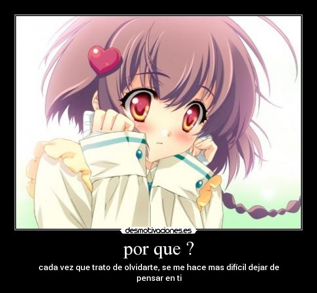 por que ? -
