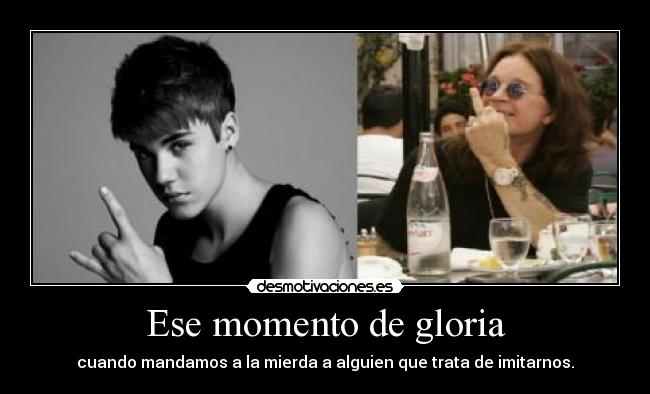 Ese momento de gloria -