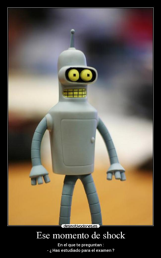 Ese momento de shock -