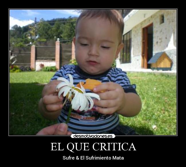 EL QUE CRITICA - 