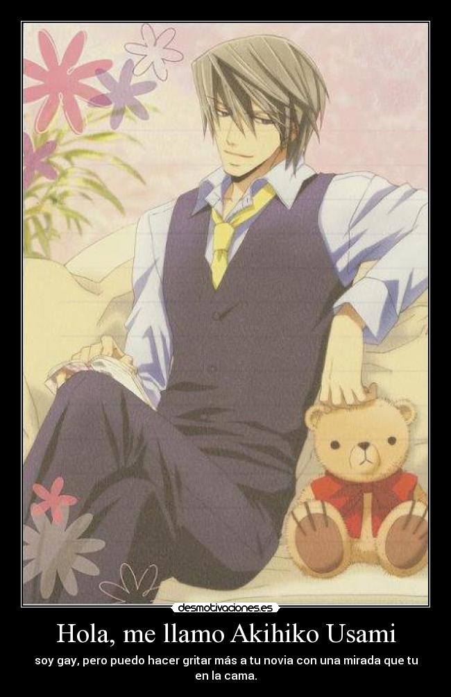 Hola, me llamo Akihiko Usami -