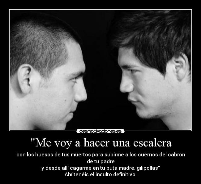 Me voy a hacer una escalera -