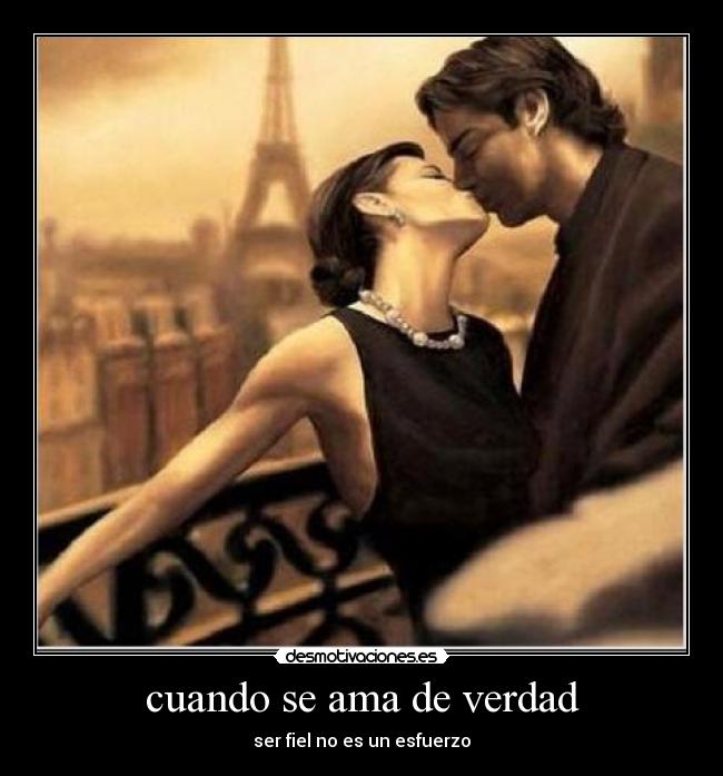 cuando se ama de verdad -